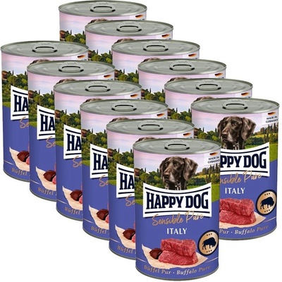 Happy Dog Büffel Pur Italy byvolie 12 x 400 g