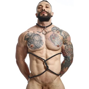  Въжена сбруя с фиксация за ръце и тяло - MOB Dngeon Rope Ring (D-243410)