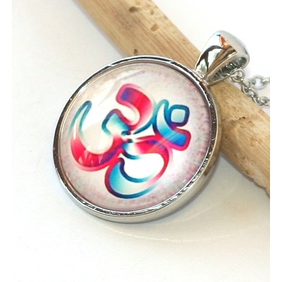 Fashion Jewerly Řetízek Amulet Óm, Buddha, Yoga, Meditace, Namaste 2087