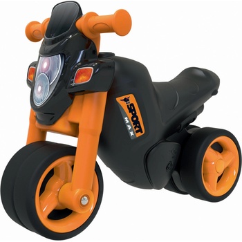 BIG motorka Sport Bike s elektronickým klaksónom čierno-oranžové