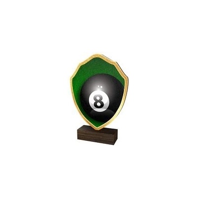 Poháry Bauer Dřevěná plaketa TFRW249 Billiard