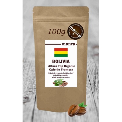 Monro BOLIVIA ALTURA TOP ORGANIC CAFE DE FRONTERA KÁVA ARABIKA 100 g