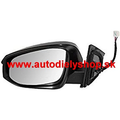 Toyota RAV 4 2013-12/2015 elektricky ovládané zrkadlo - pre lak ľavé el.sklopné