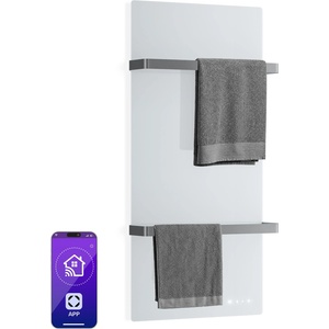 Klarstein Инфрачервен панел HotSpot Crystal Smart | 800 W | 12 м2 | Сензорно управление и гласов асистент (TH800-comfort (white)) (TH800-comfort (white)) - electronic-star