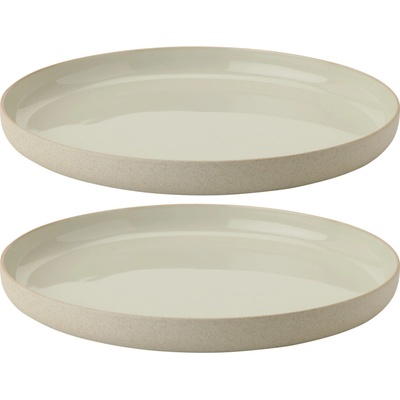 Stelton Snídaňový talíř EMMA 19 cm šedá kamenina 2 ks