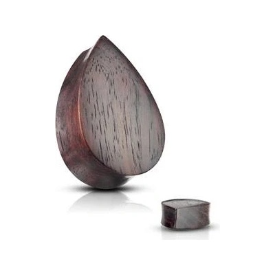 Šperky4U plug do ucha Sono wood kapka PL01237-19