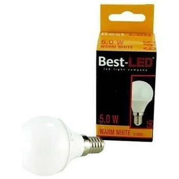 Best-LED LED žárovka E14 G45, 5W 35W teplá bílá 90BLG455W