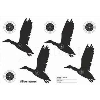 Terč silueta Beast Hunter Duck 10ks