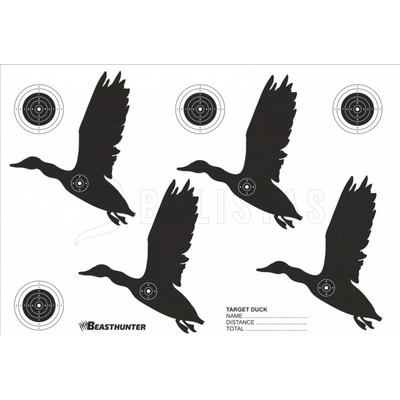 Terč silueta Beast Hunter Duck 10ks