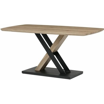 Autronic Twist HT-W1570 SRE Jídelní stůl 165 x 90 cm dub San Remo