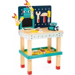 Janod Детска играчка Janod Brico Kids - Голям работен тезгях, робот (J06457) - baby