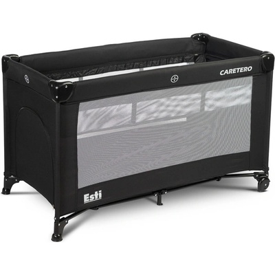 Caretero Сгъваема Кошара 2 Нива С Падаща Страна Esti Black Caretero
