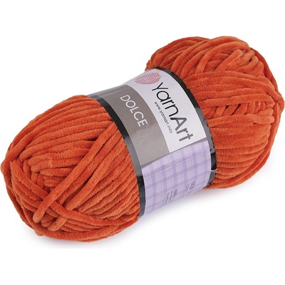 Stoklasa Pletací žinylková příze Dolce 100 g Balení: 1 ks, Varianta: 25 (778) rezavá světlá 25 (778) rezavá světlá