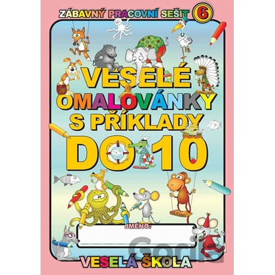 Veselé omalovánky s příklady do 10