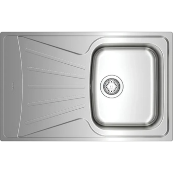 Image 1 of Teka STARBRIGHT 45 E-XP 1B 1D ГЛАДКА М. 1109 Иноксова мивка за вграждане, гладка, обръщаема, за шкаф със светъл отвор 45 см (М.1109)