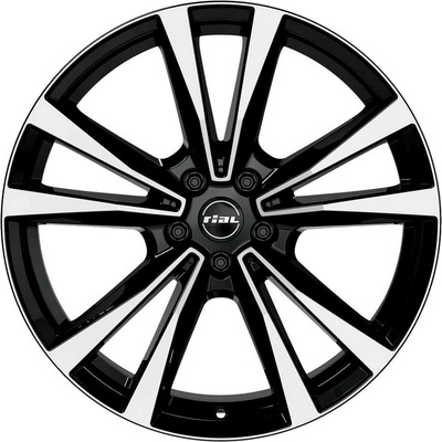 RIAL M12 8x19 5x112 ET43 matt black polished