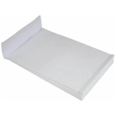 Taška B4 s X dnom a odtrhávacou páskou 250 x 354 mm biela 140g