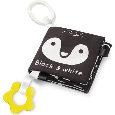 BabyOno Мека сензорна книжка Babyono - Черно-бяла (5901435412800)