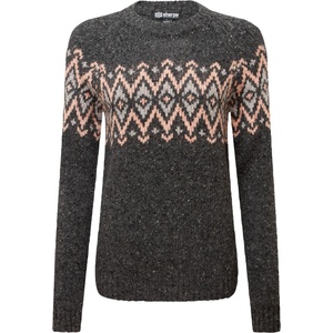 Sherpa Дамски вълнен пуловер Sherpa Women's Dumji Crew Merino jumper - Charcoal (105-7539-0111)