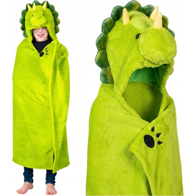 Cozy Noxxiez Dětská s kapucí s kapucí s Dinosaurus