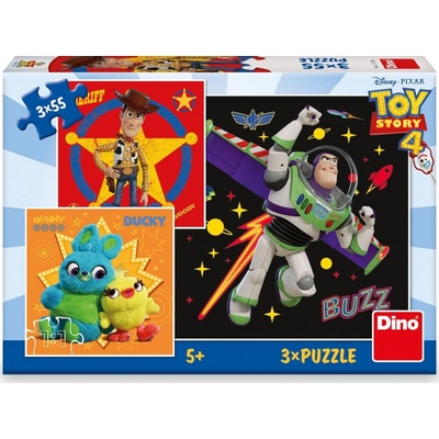 Dino Toy Story 4 3 x 55 dielov