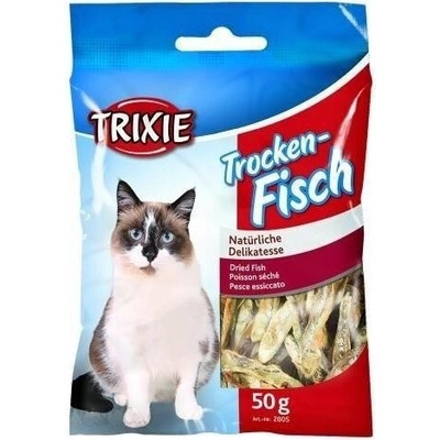 Trixie Sušené rybičky maškrta pre mačky 50 g