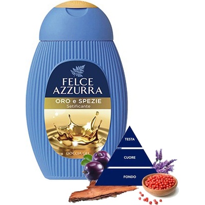 Felce Azzurra sprchový gél Oro e Spezie Setificante 250 ml