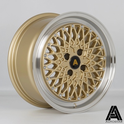 AUTOSTAR Minus 7,5x16 5x100 ET30 gold