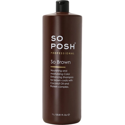 SO POSH šampon pro hnědou srst 1L