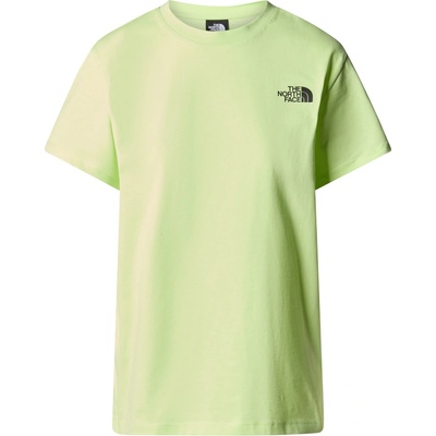 The North Face Дамска тениска w s/s relaxed redbox tee astro lime - xl (nf0a87nko0f)