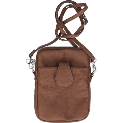 FashionM.cz Cork and Leather Butique Prague crossbody kabelka Claude Brown