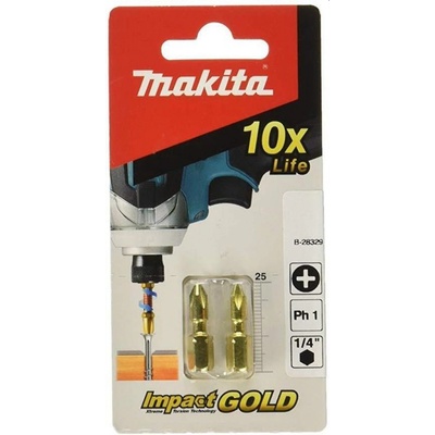 Makita B 28329 Impact Gold torzný bit PH1, 1/4, 25 mm 2 ks