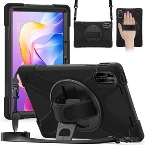 Xiaomi Удароустойчив калъф със задна част от PC + Лента през рамо за Xiaomi Redmi Pad 2 | 360° ротация | Протектор |5 цвята