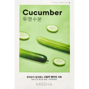 Missha Airy Fit Sheet Mask - #Cucumber - Хидратираща Текстилна Маска 1бр. /19g