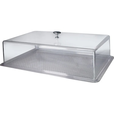 Senyayla SA-Поднос с капак N4 42, 5x27, 5xh11, 5cm ПРОЗРАЧЕН (2814) (0151290)