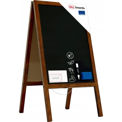 Allboards Reklamní áčko s křídovou tabulí 118 x 61 cm, PK96