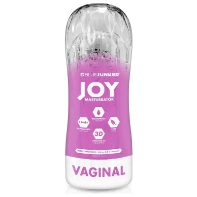 Junker Прозрачен еластичен мастурбатор с релеф Junker Joy Vaginal