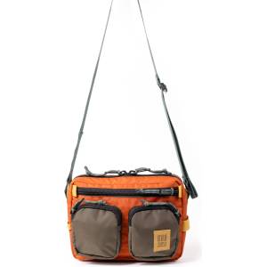 Topo Designs Чанта за рамо Topo designs Block Bag Shoulder bag - Woodland / Terracotta - размер 3 l (510-6689-0411)