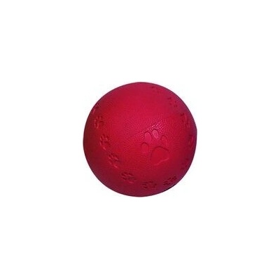 Karlie-Flamingo hračka pro psa míč průměr 12 cm pískací, guma červená