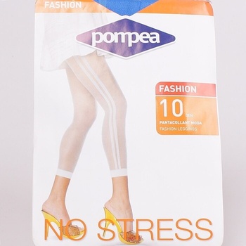 Син клин от нежна мрежа с кантове 10 den