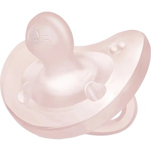 Chicco Силиконова залъгалка Chicco - Physio Soft, 0-6 месеца, за момиче, асортимент (N0310) - baby
