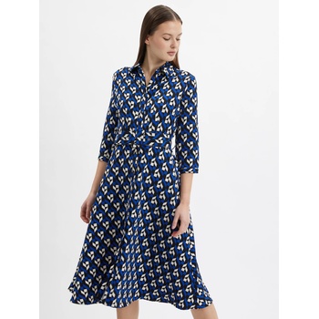 orsay Черно-синя дамска рокля с десен ORSAY Orsay | Sin | ЖЕНИ | XS