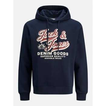 Image 1 of JACK & JONES Мъжки суичър Jack and Jones Jack 2 Colour Hoodie Mens Plus Size - Sky Captain