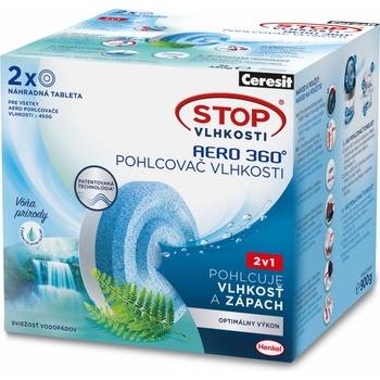 Ceresit Stop vlhkosti Náhradní tablety do pohlcovače vlhkosti Aero 360°, 2×450 g