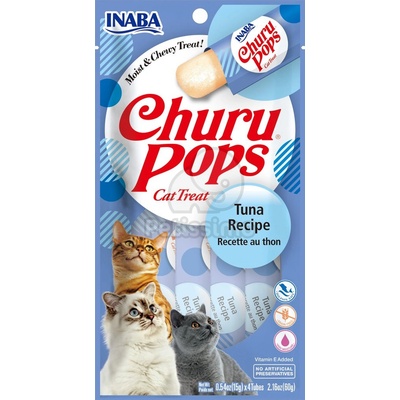 INABA Cat Churu Pops - риба тон 4 x 15 г