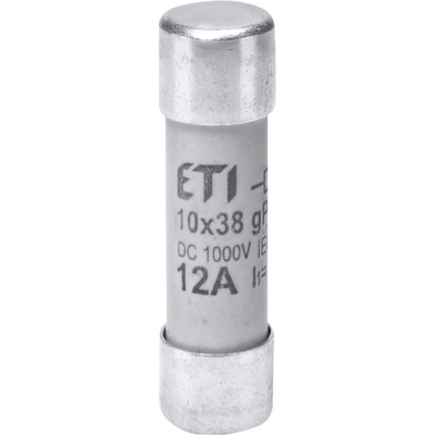 ETI Valcová poistka CH10 2625077 12A 1000VDC 10x38 gPV