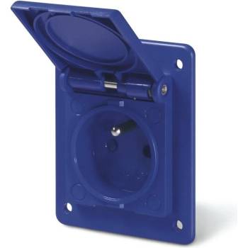 SCAME Контакт ФРЕНСКИ СТАНДАРТ 2P+Е 16A IP54 серия Domo панелен монтаж 70х87мм - 570.4091 (570.4091)