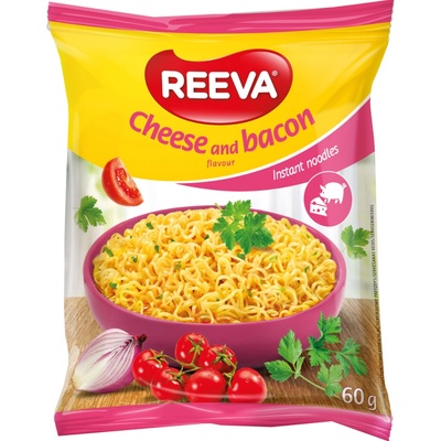 Reeva Instantná rezancová polievka, syr a slanina 60 g