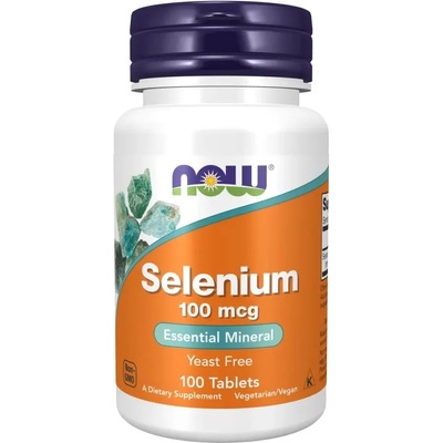 NOW Selenium, 100 mcg, 100 таблетки, Now