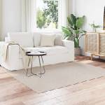 vidaXL Килими за помещение Квадратна FARO Крем 120 x 120 cm Полиестер (42022564)